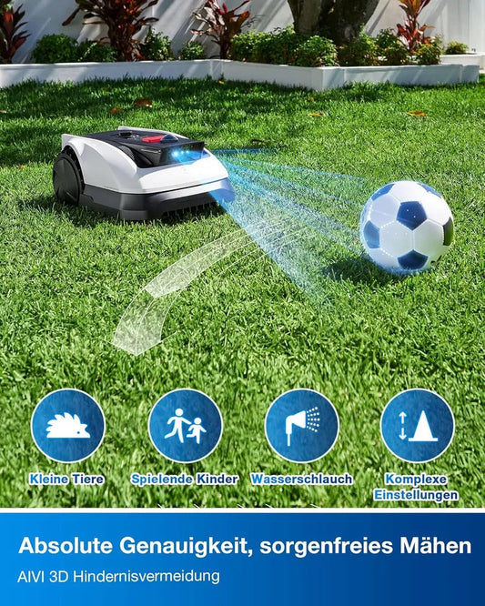 ECOVACS Goat O500 Panorama Rasenmäher mit LiDAR & Auto-Kartierung ECOVACS