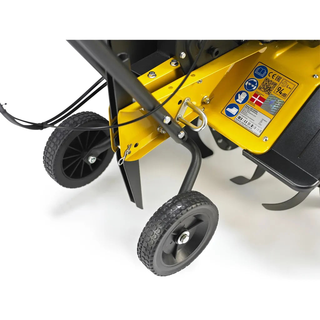 TEXAS Benzin Gartenfräse Lilli 535TG mit Pflug & Rädern Set