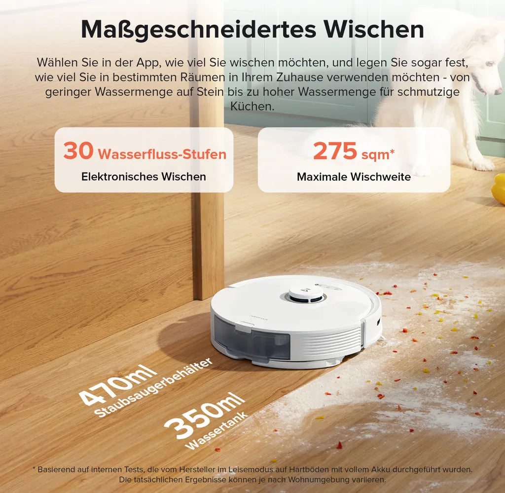 Roborock Q8 Max+ mit LiDAR & 5500Pa – inkl. Absaugstation