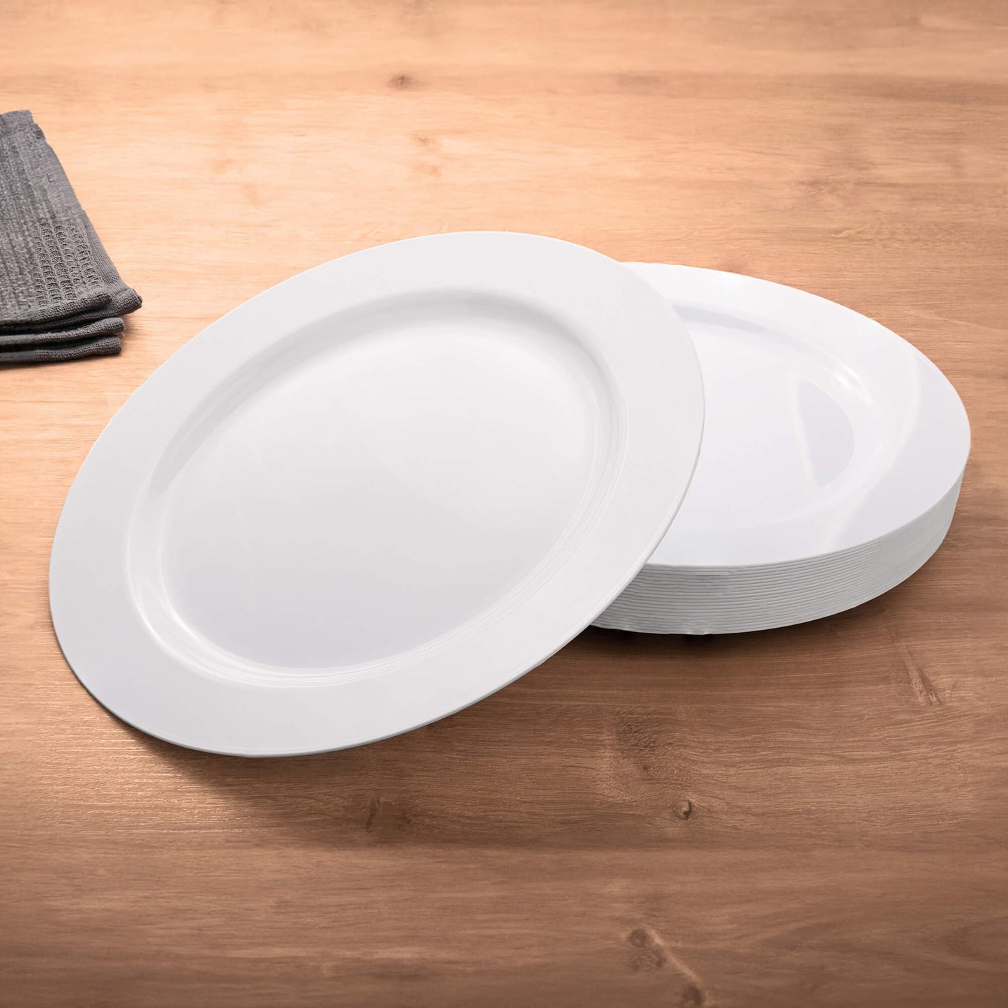 Assiettes en plastique GRÄWE, lot de 25 | Nestyheim