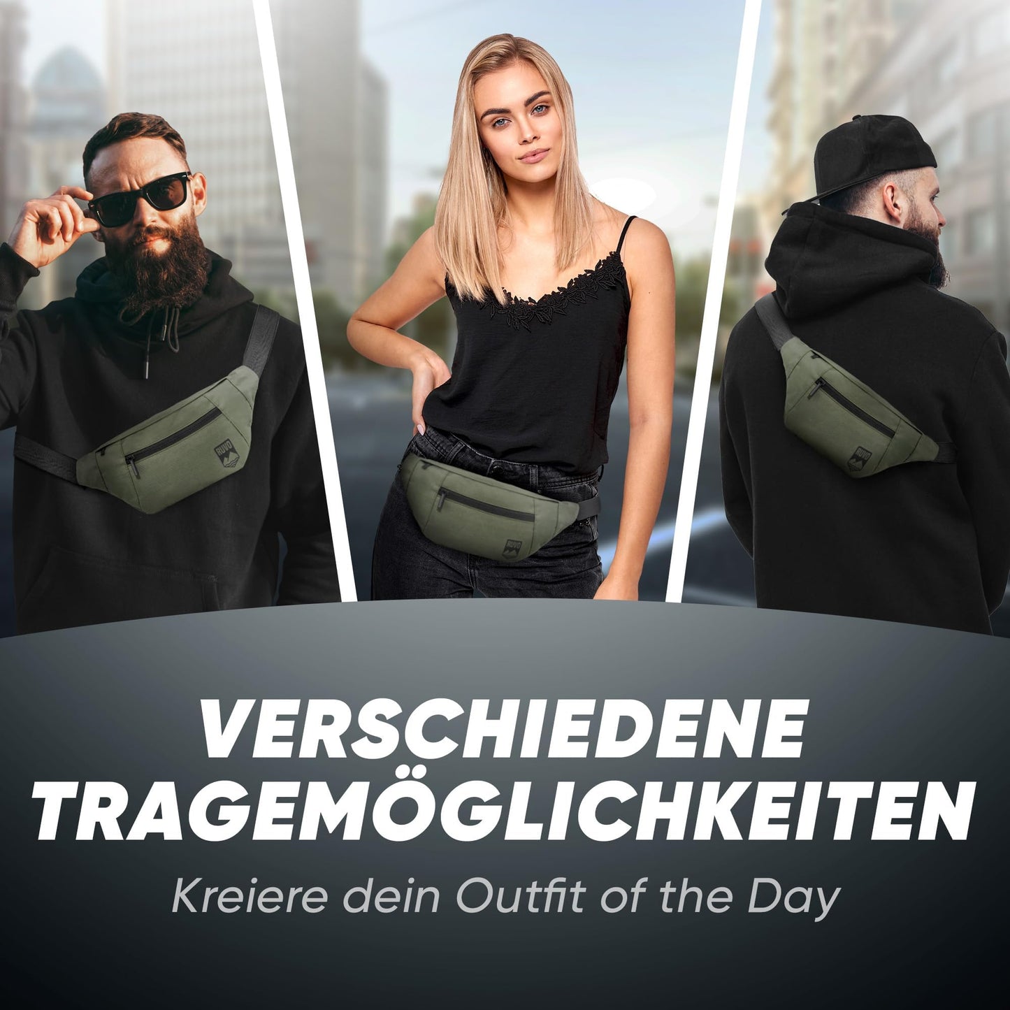 Sac ceinture RUVO pour hommes et femmes