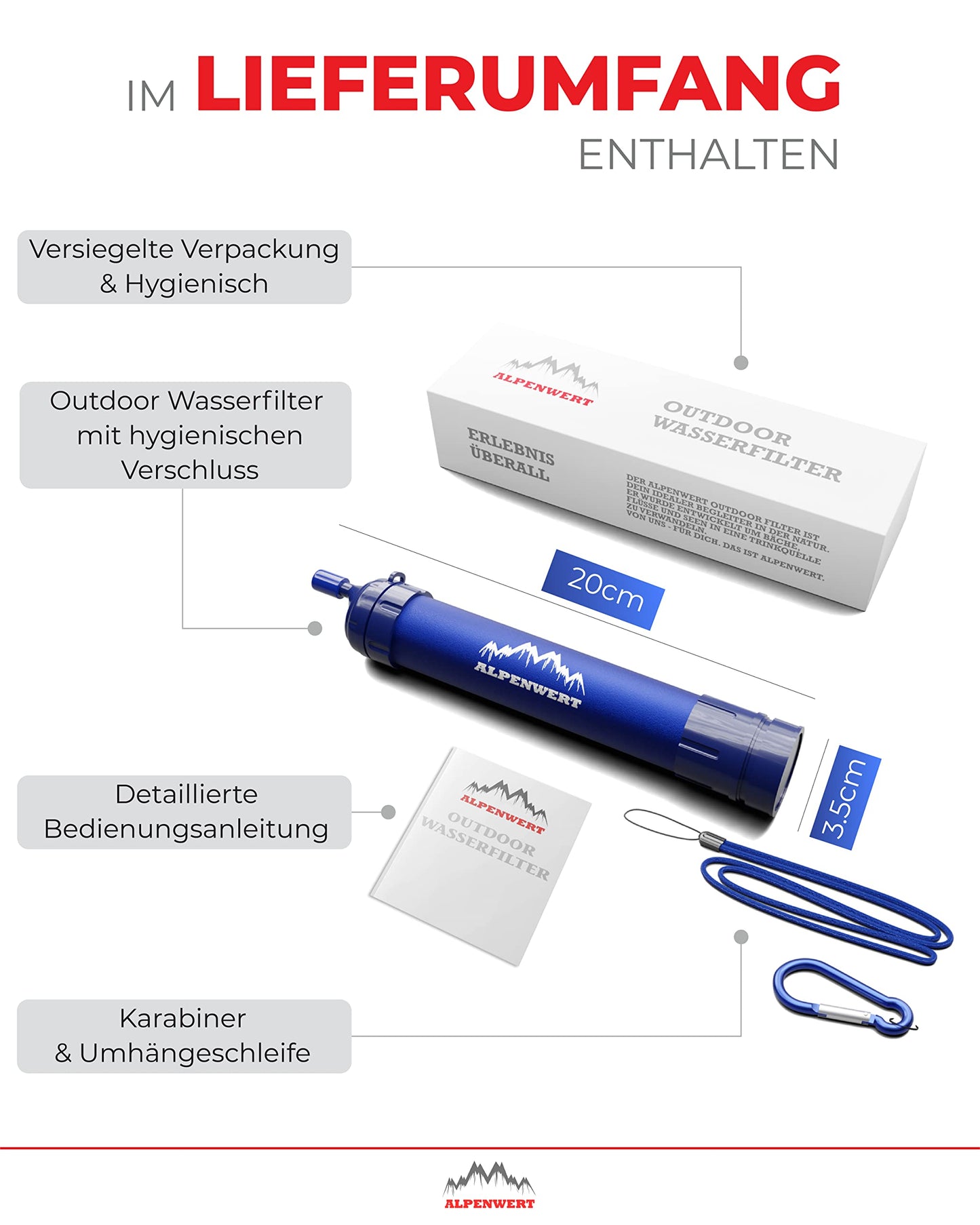 Filtre à eau extérieur ALPENWERT 4000L