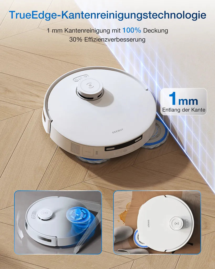 ECOVACS DEEBOT T30C PRO Omni Saugroboter 12.800Pa, weiß