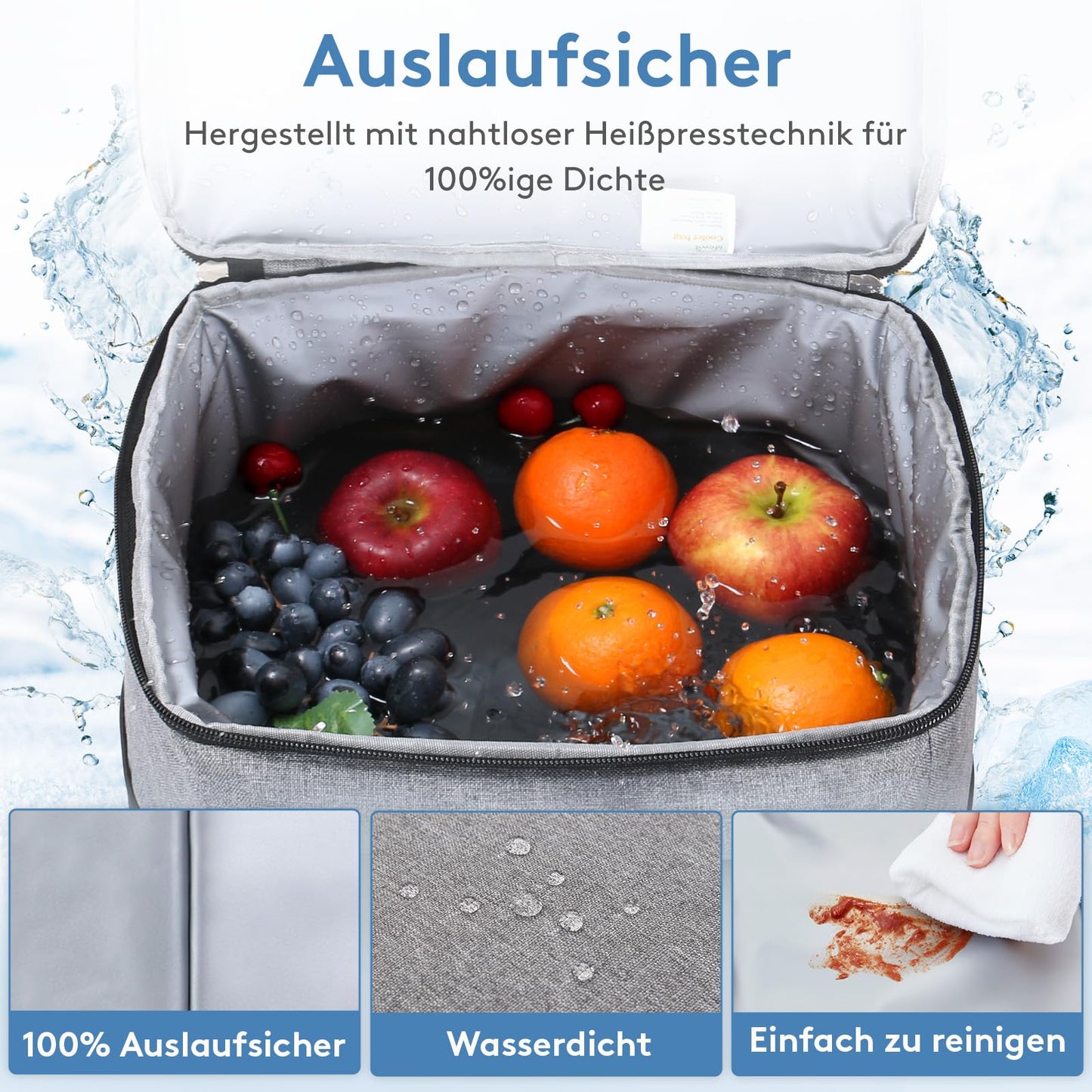 Sac isotherme Lifewit 30 L - Sac isotherme haut de gamme pour vos déplacements