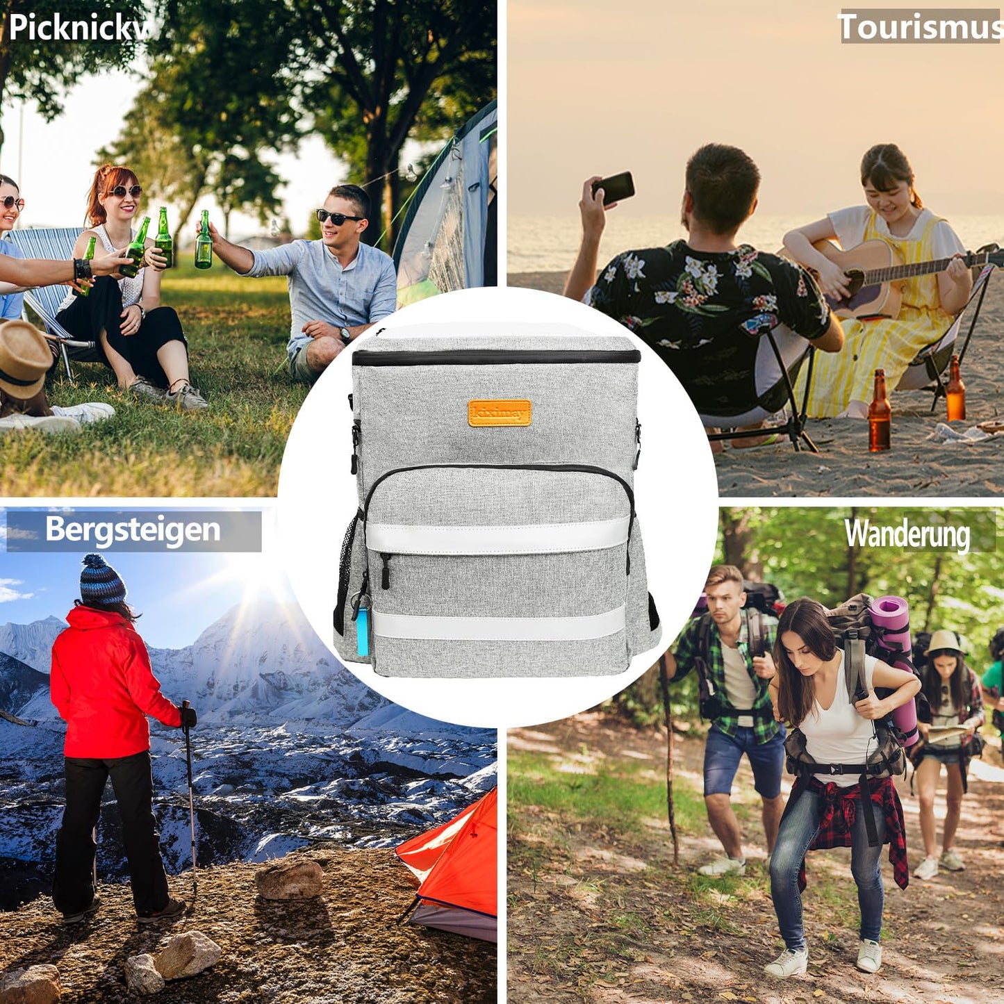Sac à dos isotherme Kiximay 30 L - Sac isotherme haut de gamme pour vos déplacements
