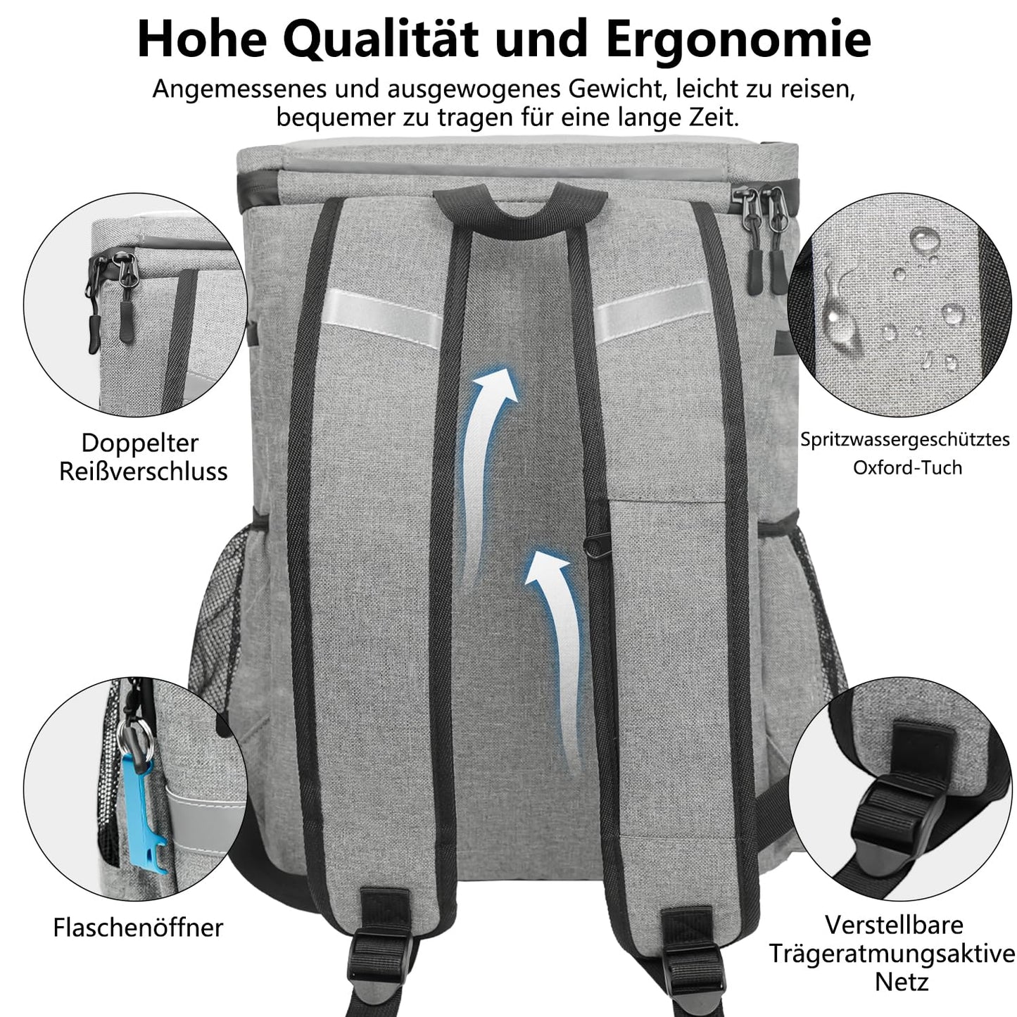 Sac à dos isotherme Kiximay 30 L - Sac isotherme haut de gamme pour vos déplacements