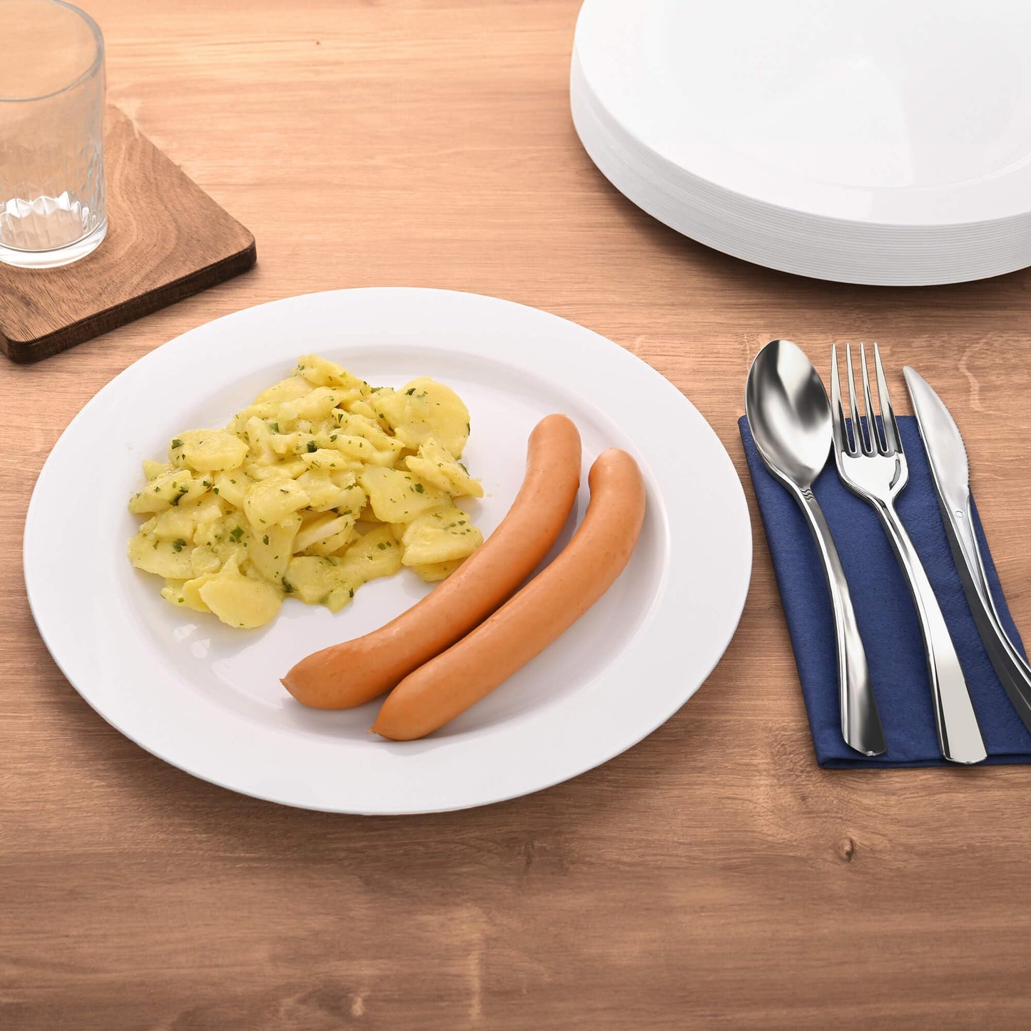 Assiettes en plastique GRÄWE, lot de 25 | Nestyheim