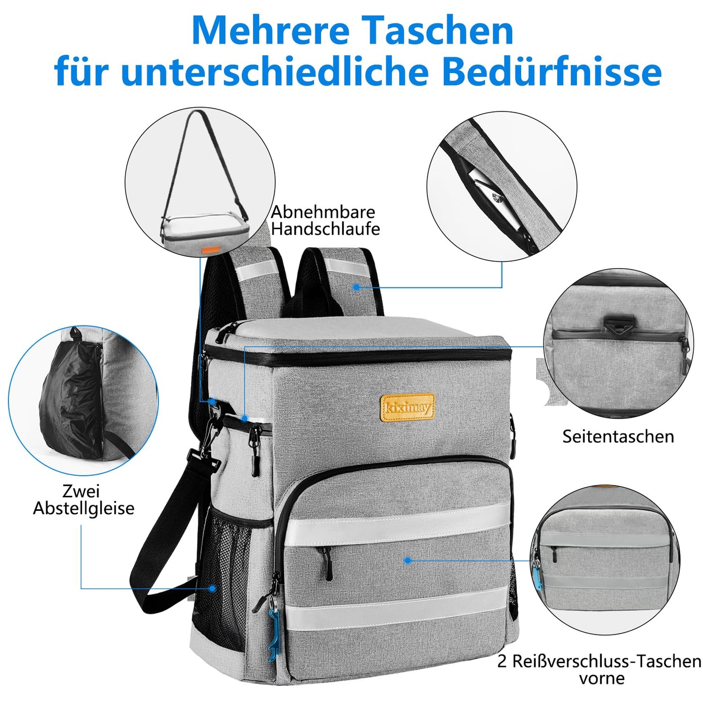 Sac à dos isotherme Kiximay 30 L - Sac isotherme haut de gamme pour vos déplacements