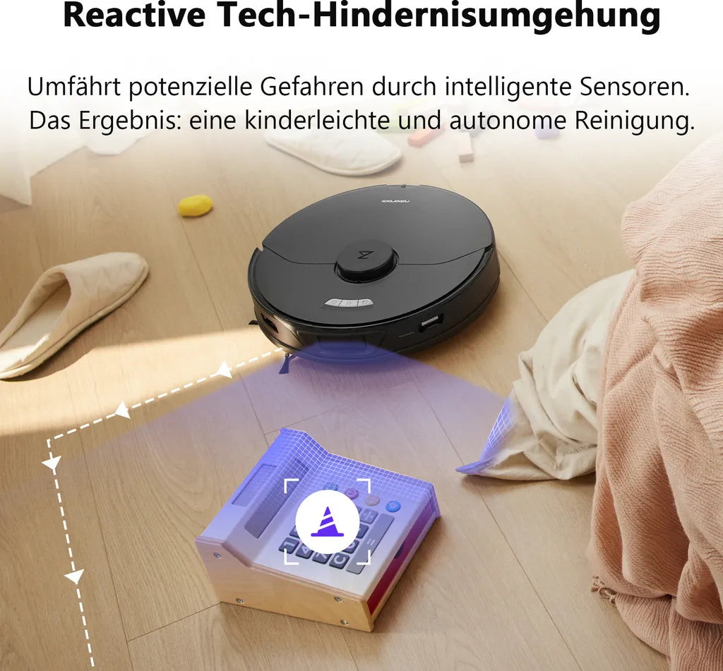 Roborock S7 Max Ultra Staubsauger Roboter 5500Pa, App-Steuerung