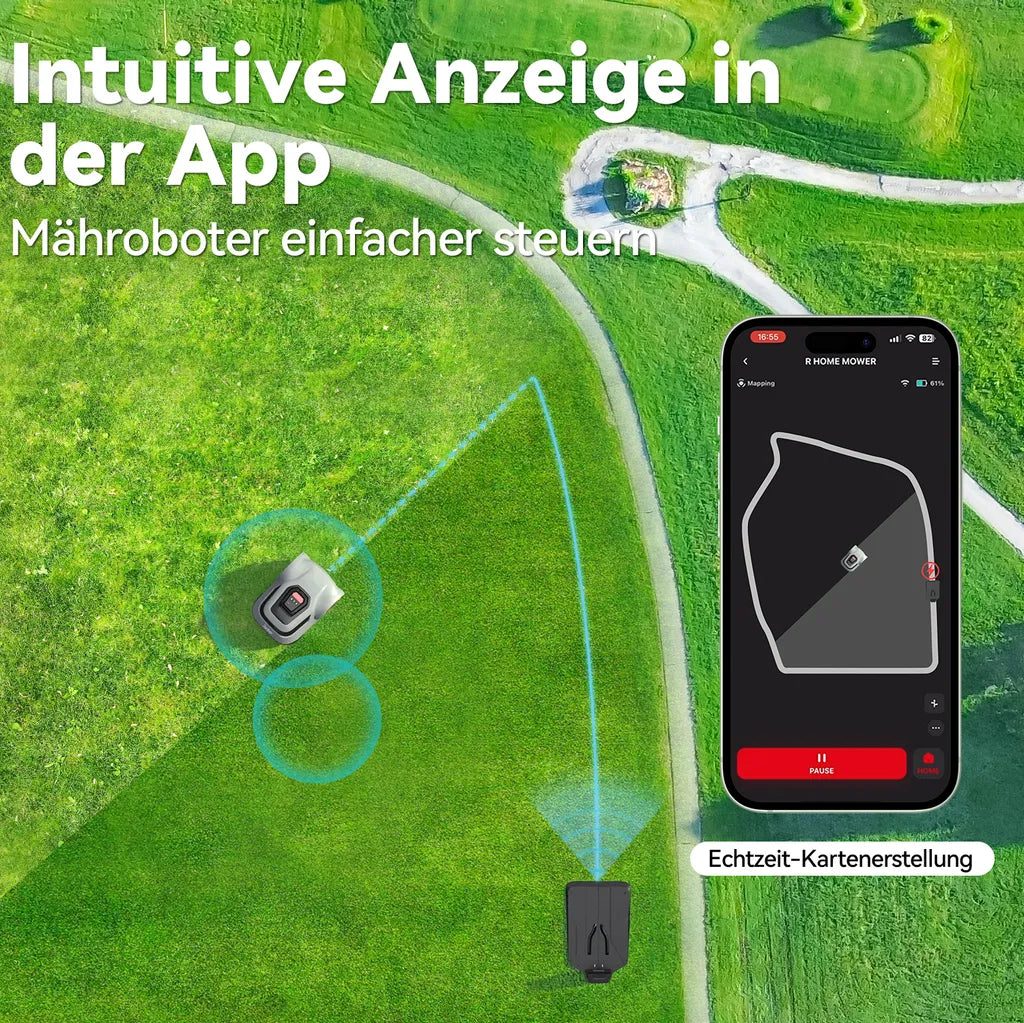 Redkey MGC1000 Mähroboter – 1000 m², App-Steuerung, WiFi Redkey