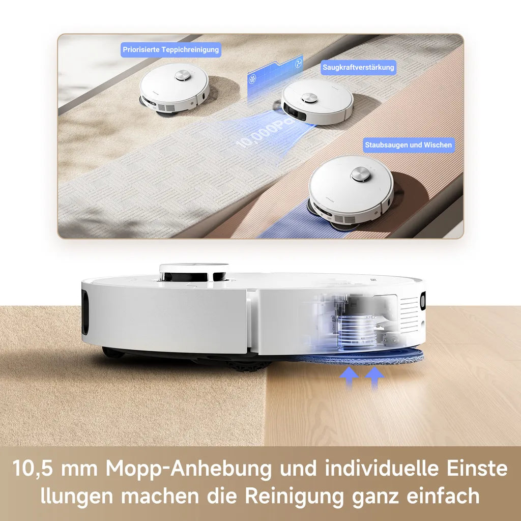 Dreame L10s Ultra Gen 2 Roboter mit Basisstation & 10.000 Pa Power