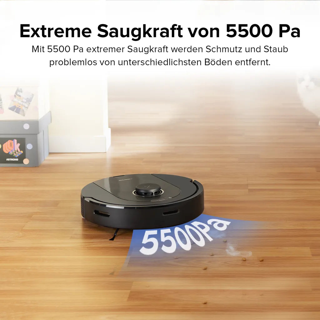 Roborock Q5 Pro+ Robot Vacuum with RockDock Plus Auto-Empty Station