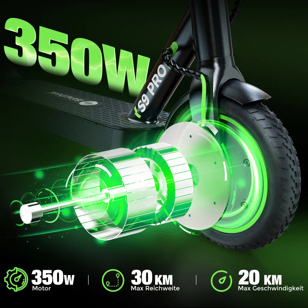 E Scooter mit Straßenzulassung, 350W, 8,5 Zoll, 30 km Reichweite