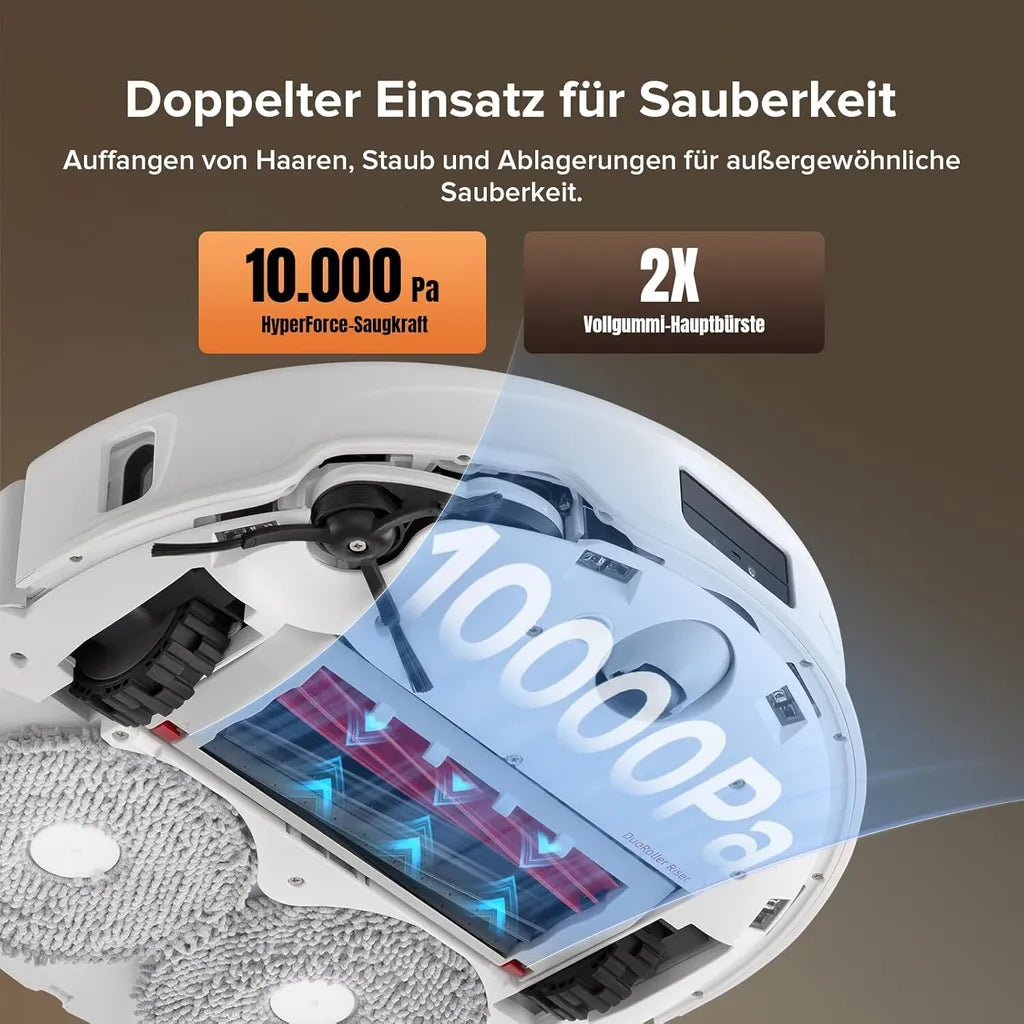 Roborock Qrevo Master Weiß – 10.000 Pa & All-in-One-Dock
