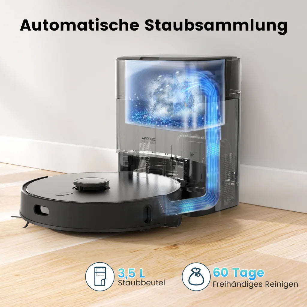 AIRROBO T20+ Saugroboter mit Wischfunktion, selbstentleerend & WLAN