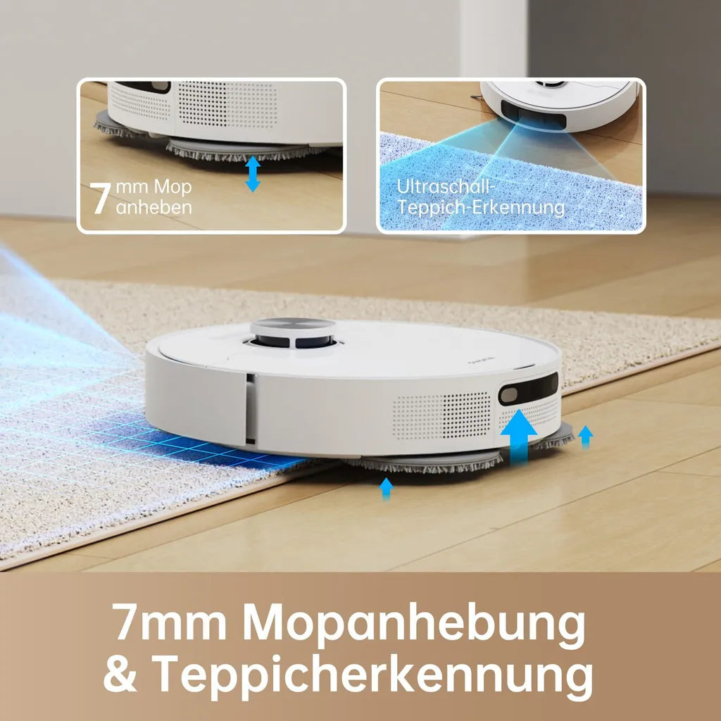 Dreame L10 Prime Staubsauger Roboter, LDS-Navigation, 4000 Pa