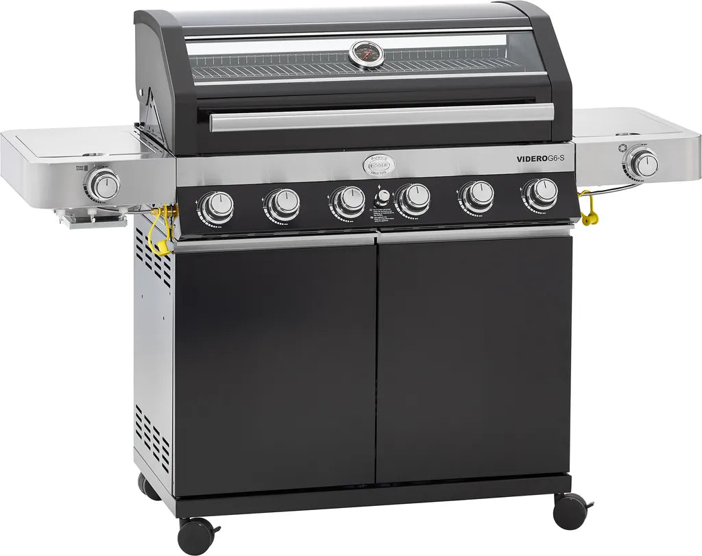 Rösle Gasgrill BBQ-Station VIDERO G6-S Vario+ schwarz 50 mbar