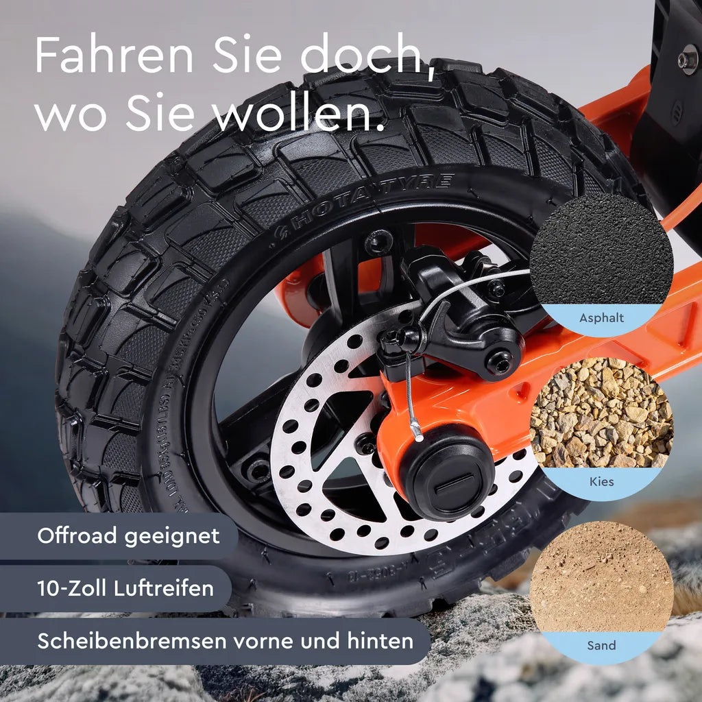 Joyor S5 Offroad E-Scooter 500W, 150kg, 20 km/h Elektroroller