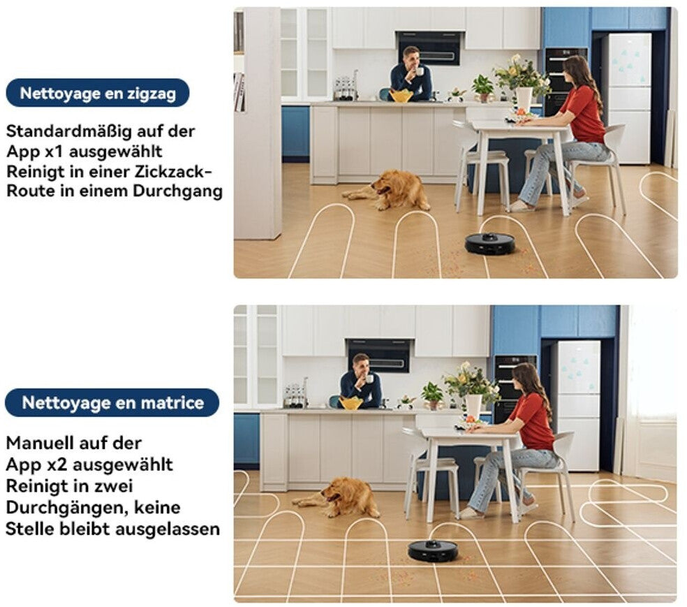 Proscenic Q8 Max Saugroboter mit Selbstentleerung - 7 Wochen freihändig Proscenic