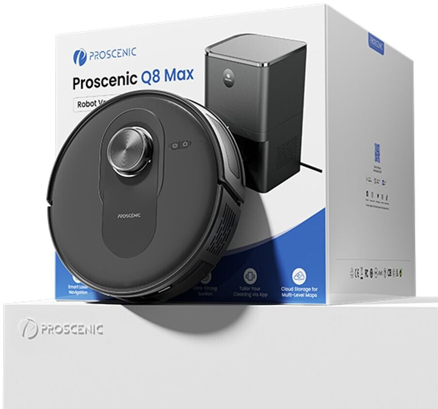 Proscenic Q8 Max Saugroboter mit Selbstentleerung - 7 Wochen freihändig Proscenic