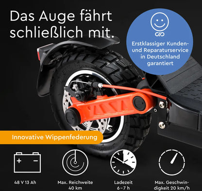 Joyor S5 Offroad E-Scooter 500W, 150kg, 20 km/h Elektroroller