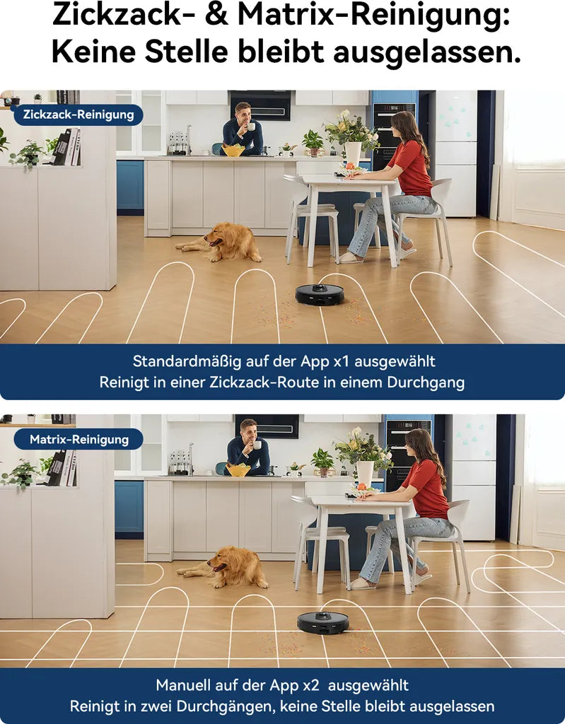 Proscenic Q8 Max Roboter mit 360° LiDAR, Alexa & 2L Staubtank