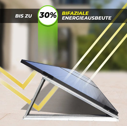 SUNNIVA® Balkonkraftwerk 800W Bifacial Full Black Solarset
