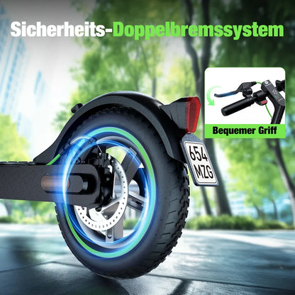 E Scooter mit Straßenzulassung, 350W, 8,5 Zoll, 30 km Reichweite