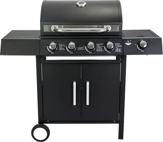 El Fuego Gasgrill "San Angelo" 4 + 1 Brenner aus Edelstahl