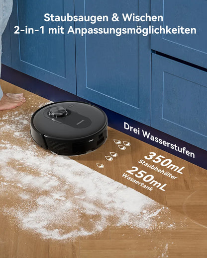 Proscenic Q8 Max Roboter mit 360° LiDAR, Alexa & 2L Staubtank
