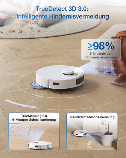 ECOVACS DEEBOT T30C PRO Omni Saugroboter 12.800Pa, weiß