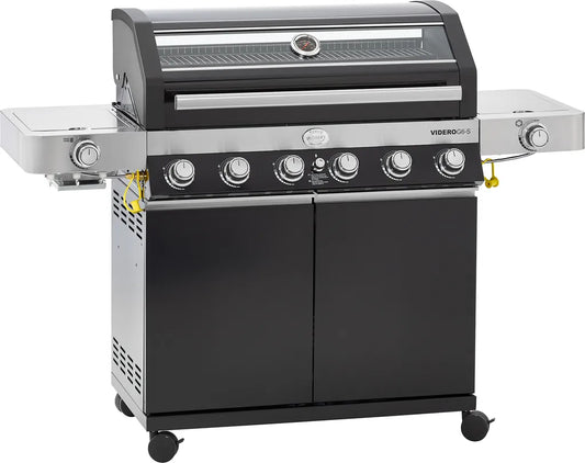 Rösle Gasgrill BBQ-Station VIDERO G6-S Vario+ schwarz 50 mbar