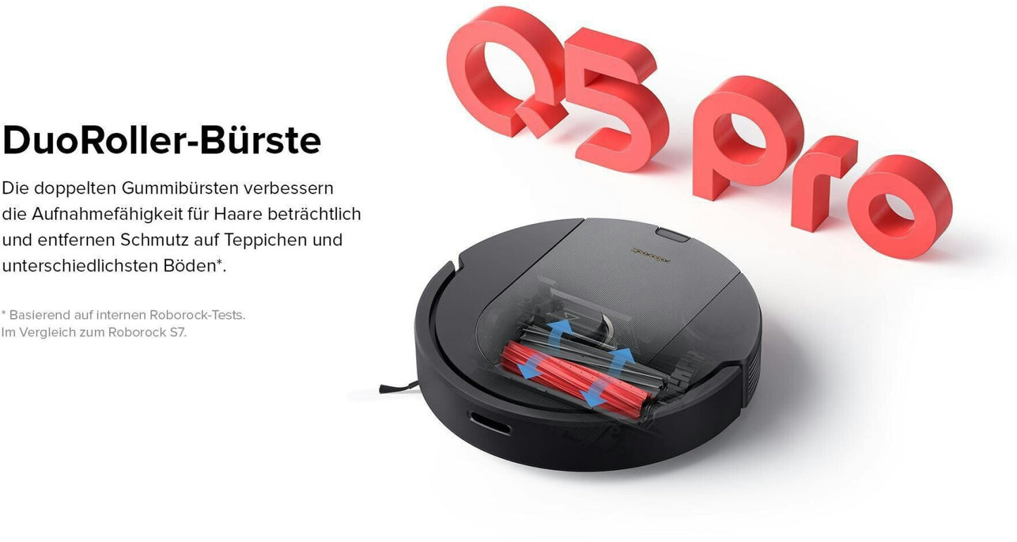 Aspirateur robot Roborock Q5 Pro+ avec station de vidage automatique RockDock Plus 