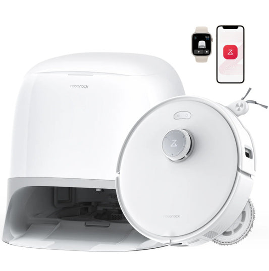 Roborock Qrevo Curv – Weißer Saug- und Wischroboter mit LiDAR-Navigation und Selbstreinigung