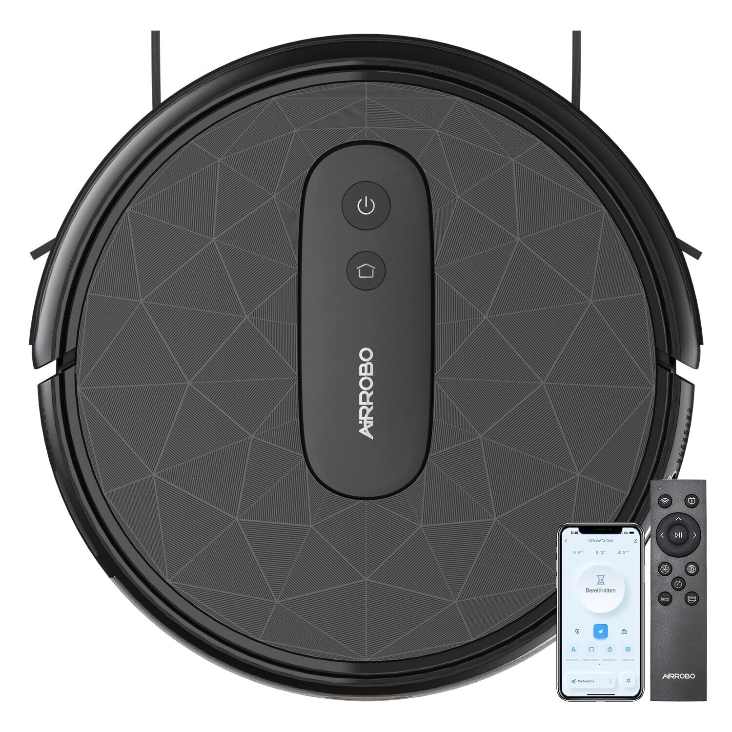 AIRROBO P20 Saugroboter Roboter Staubsauger 120Min App-Steuerung